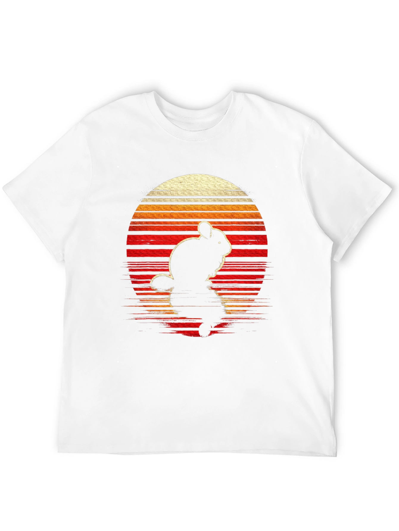 Retro Chinchilla Sunset Graphic Tee