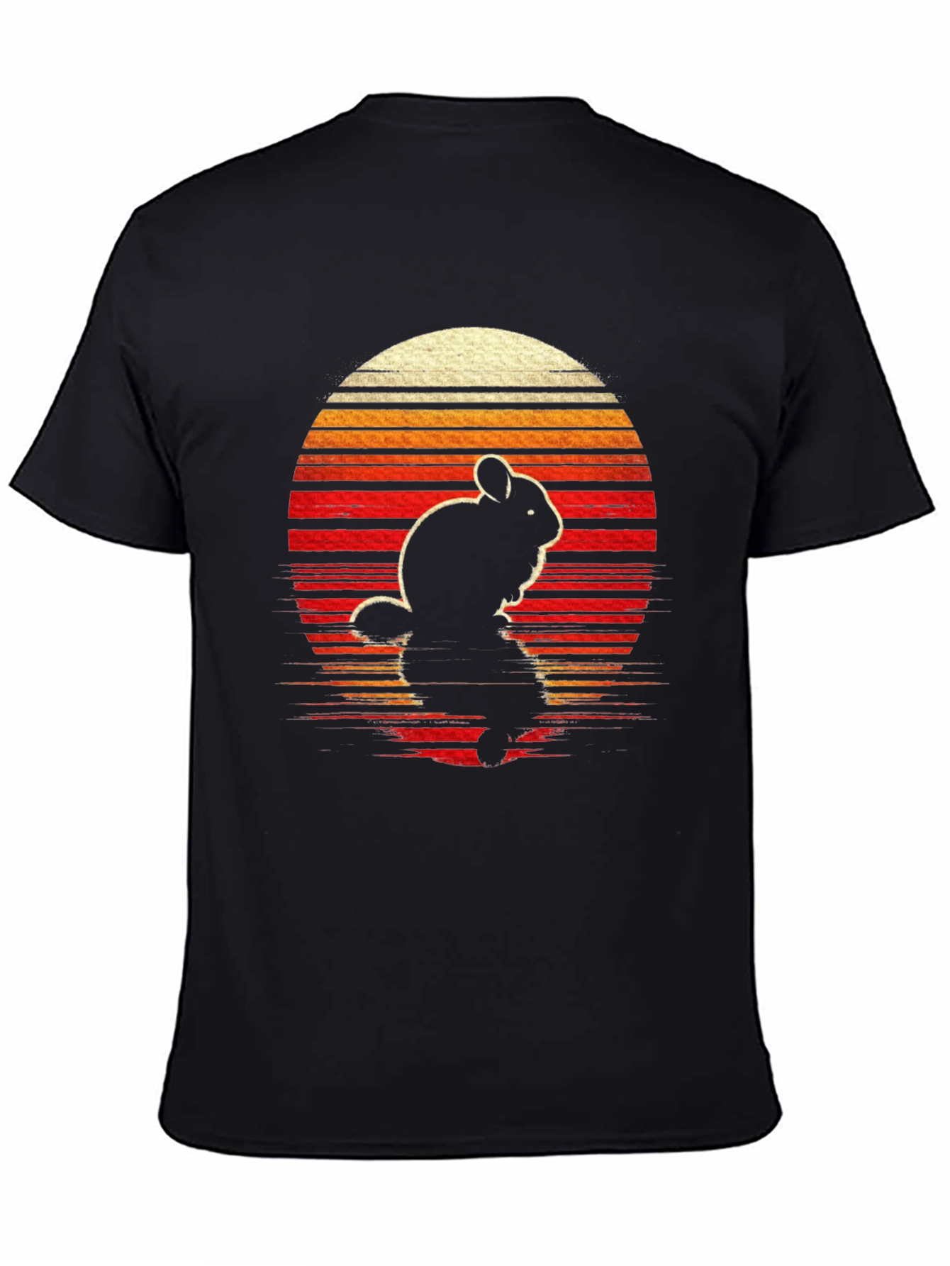 Retro Chinchilla Sunset Graphic Tee
