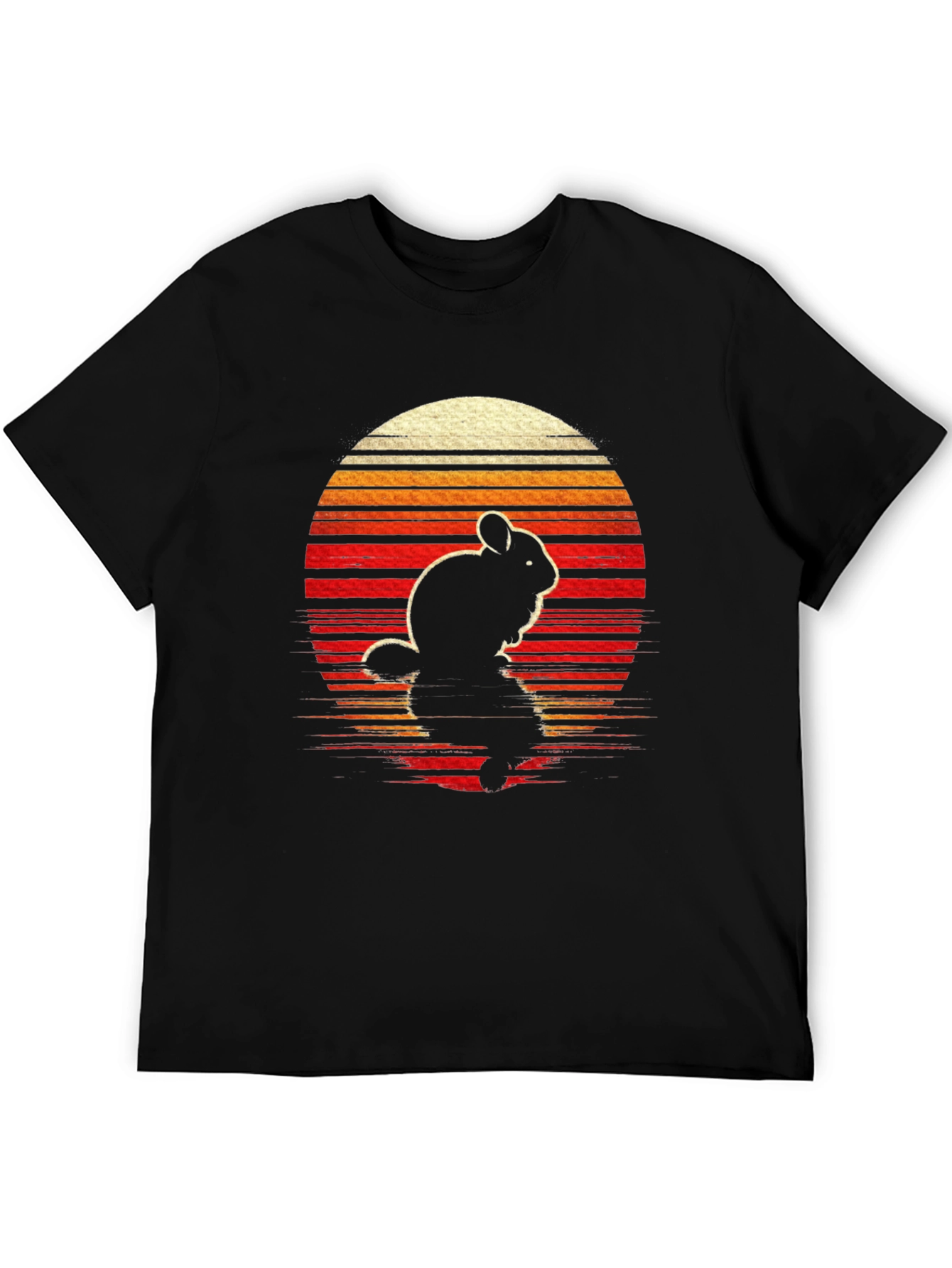 Retro Chinchilla Sunset Graphic Tee