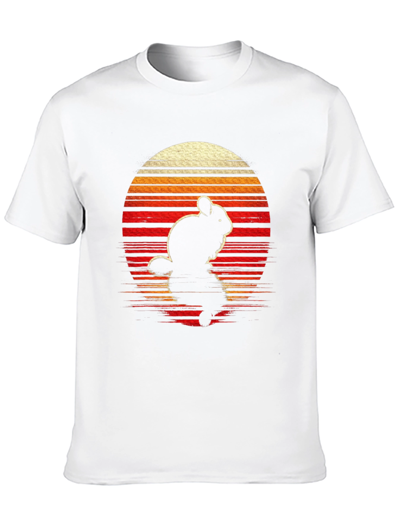 Retro Chinchilla Sunset Graphic Tee