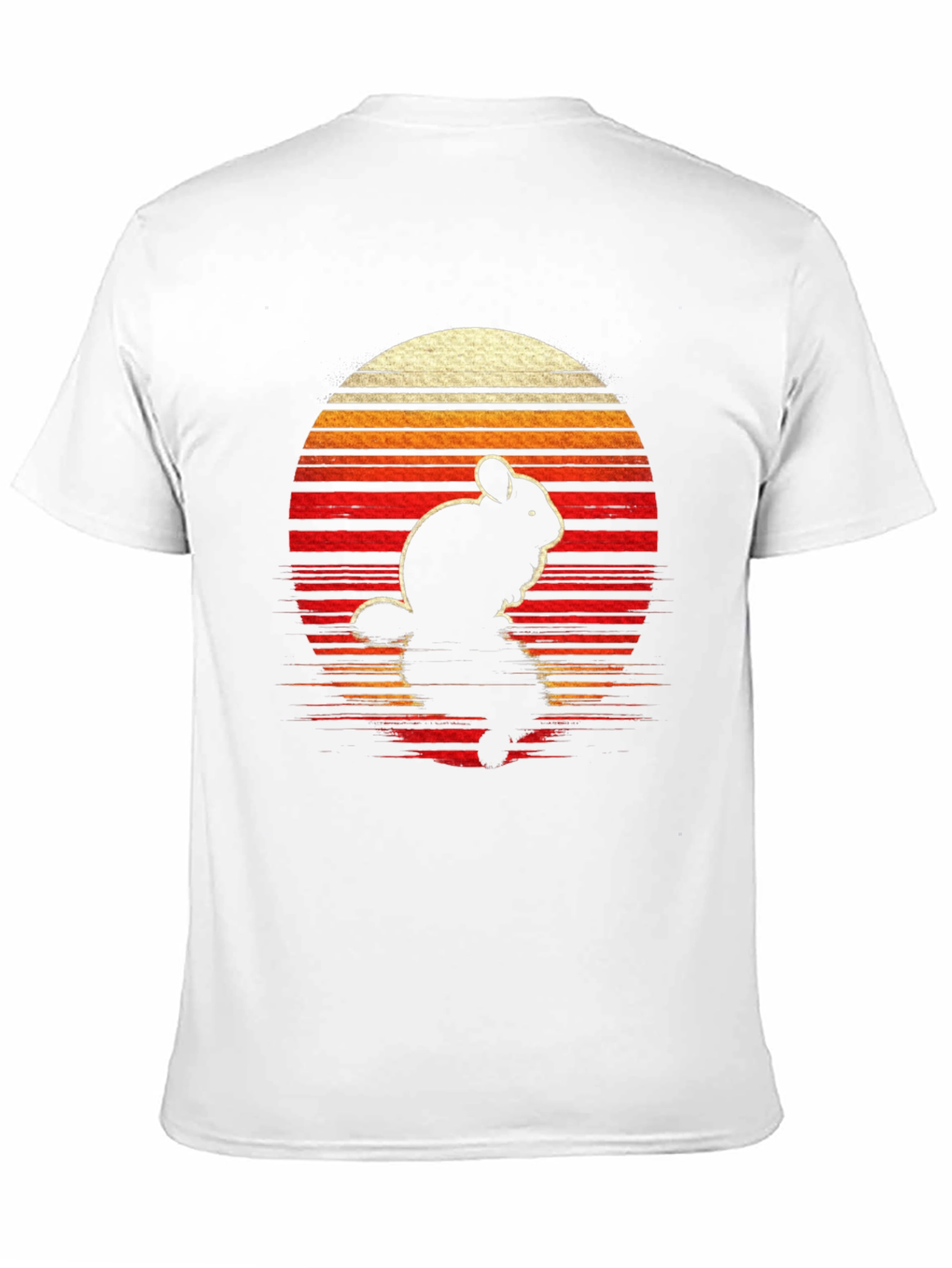 Retro Chinchilla Sunset Graphic Tee