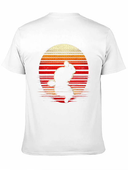 Retro Chinchilla Sunset Graphic Tee