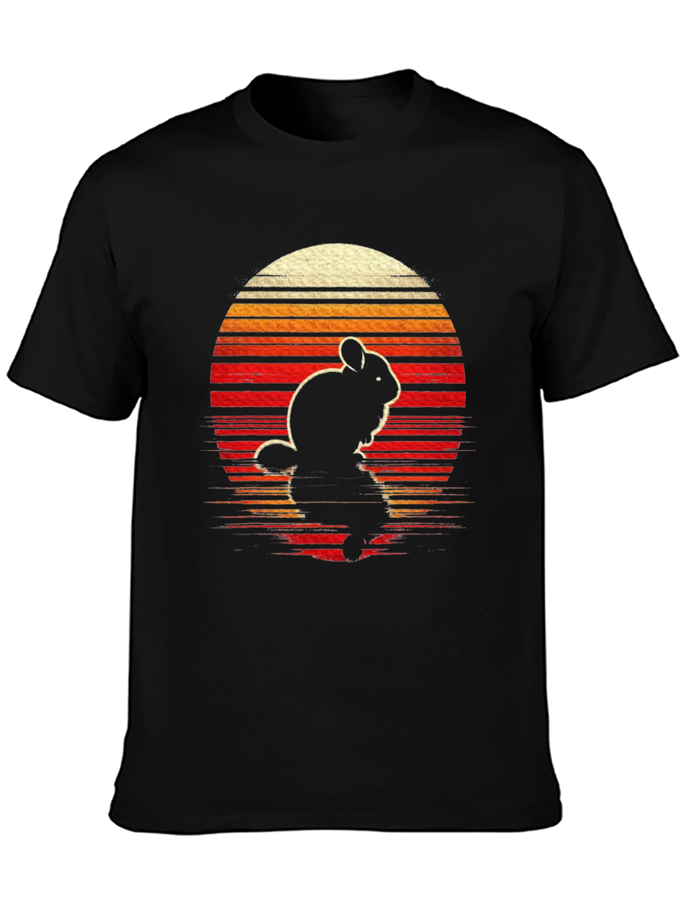 Retro Chinchilla Sunset Graphic Tee