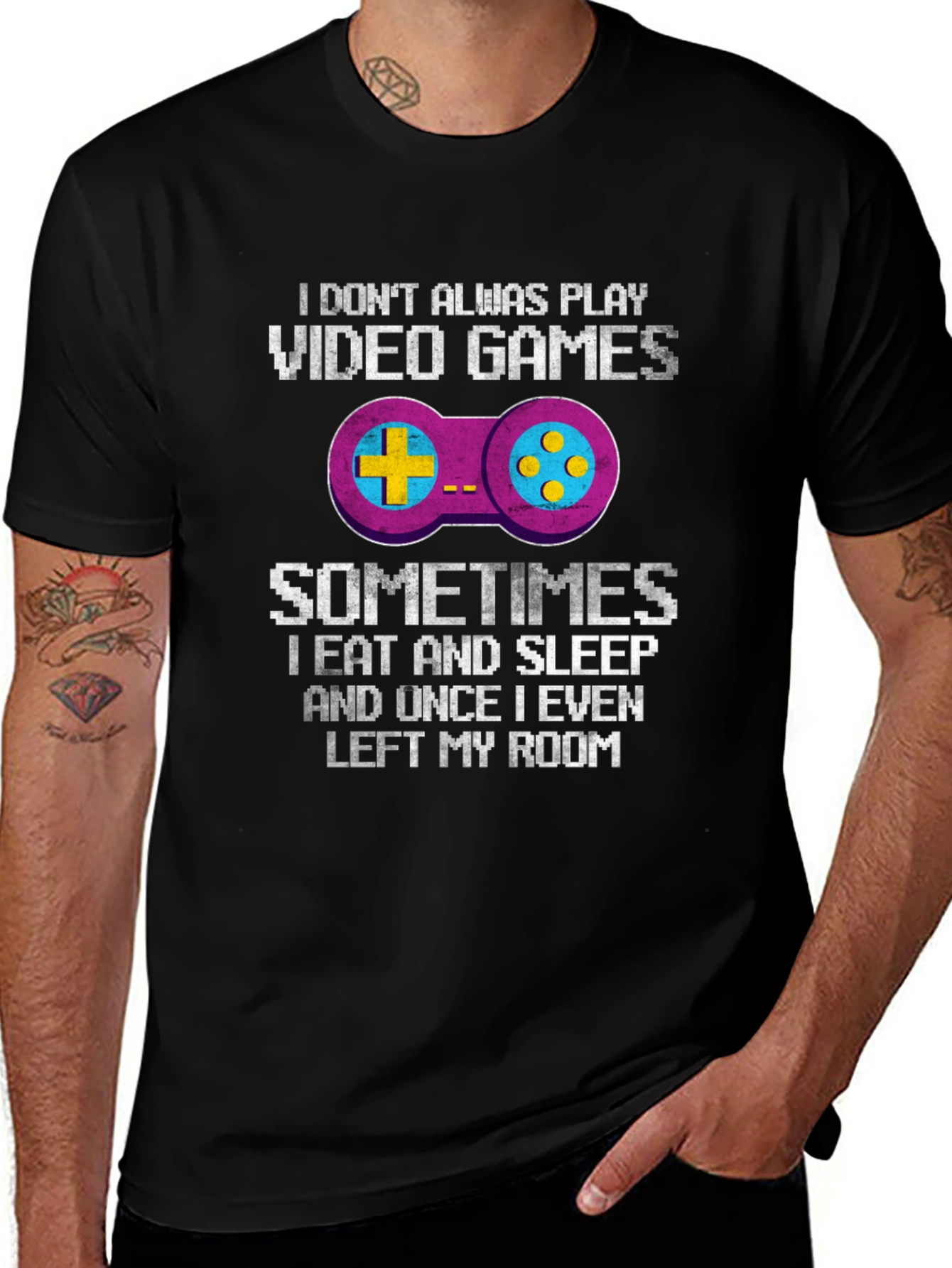 Funny Gamer T-Shirt: I Dont Always Play Video Games