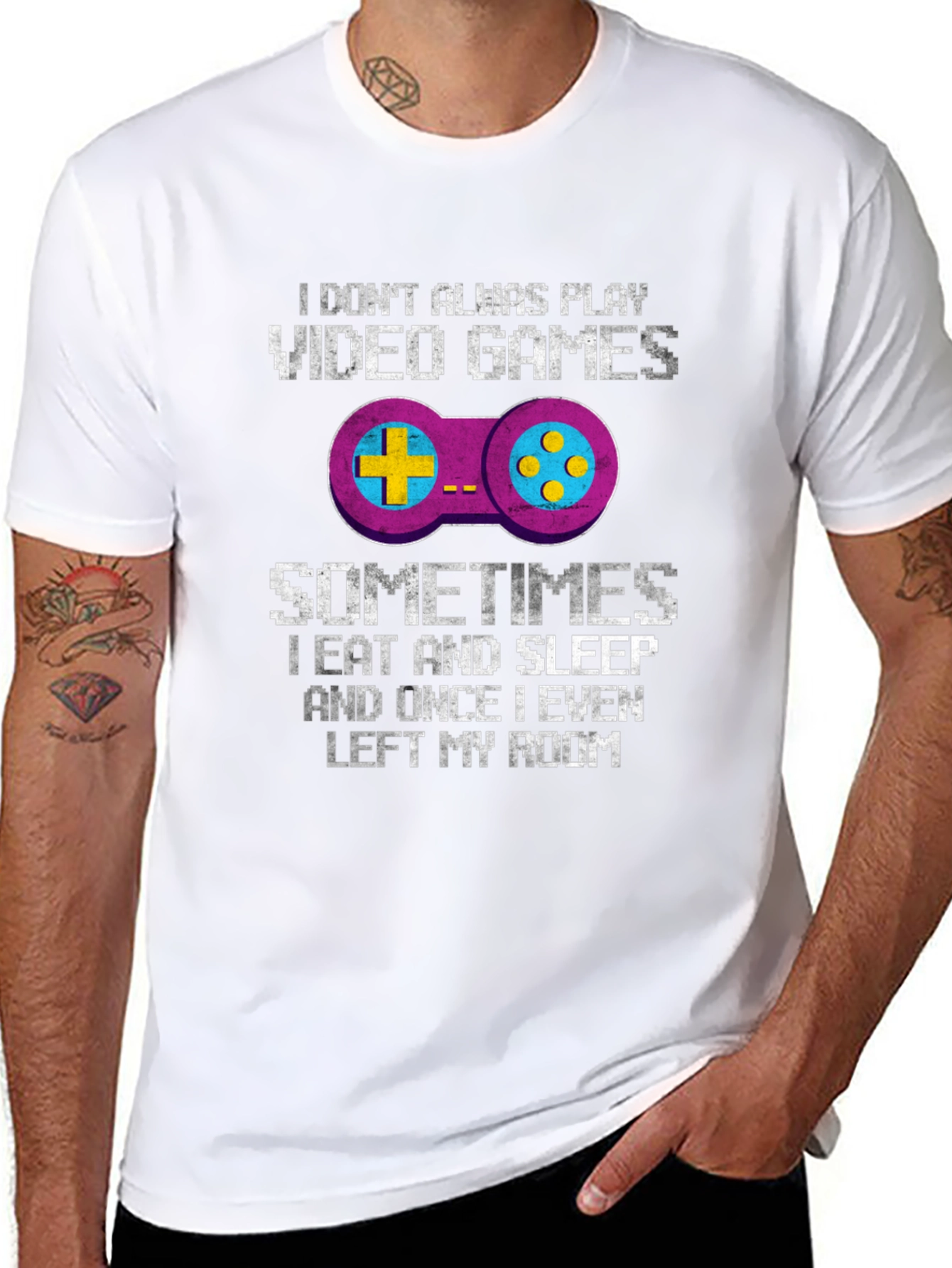Funny Gamer T-Shirt: I Dont Always Play Video Games