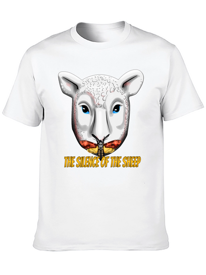 Silence of the Sheep T-Shirt - Graphic Print Tee