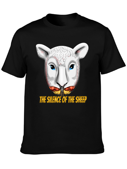 Silence of the Sheep T-Shirt - Graphic Print Tee