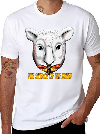 Silence of the Sheep T-Shirt - Graphic Print Tee