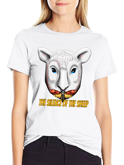 Silence of the Sheep T-Shirt - Graphic Print Tee