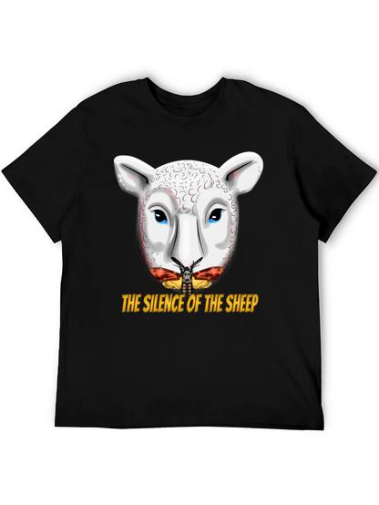 Silence of the Sheep T-Shirt - Graphic Print Tee