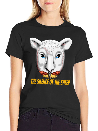 Silence of the Sheep T-Shirt - Graphic Print Tee