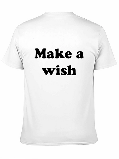 Make a Wish Black T-Shirt - Unisex