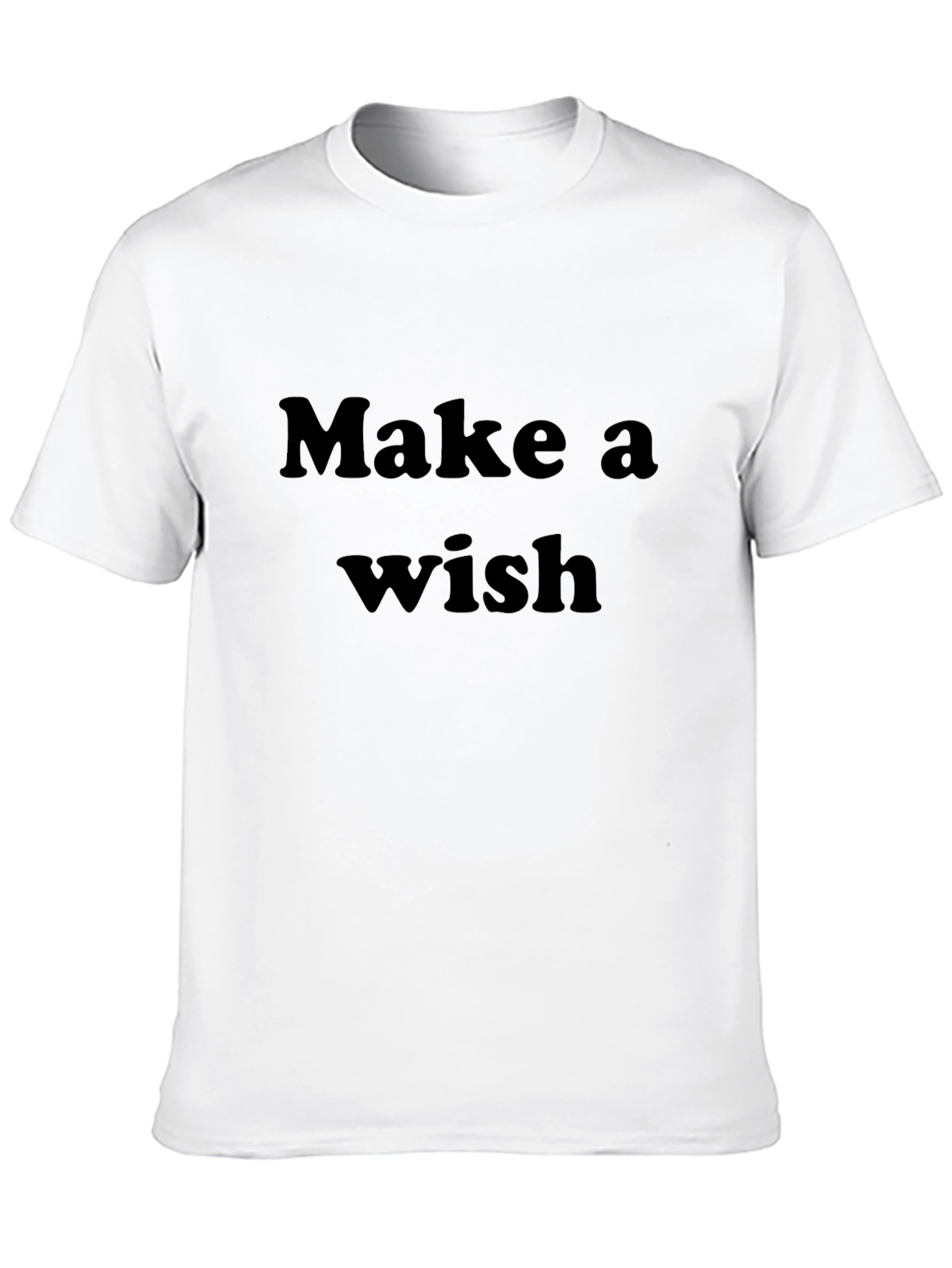 Make a Wish Black T-Shirt - Unisex