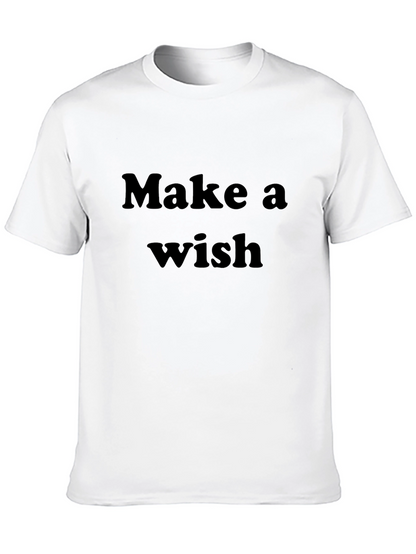 Make a Wish Black T-Shirt - Unisex