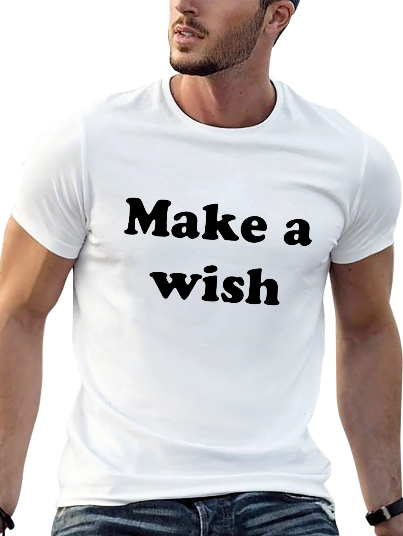 Make a Wish Black T-Shirt - Unisex