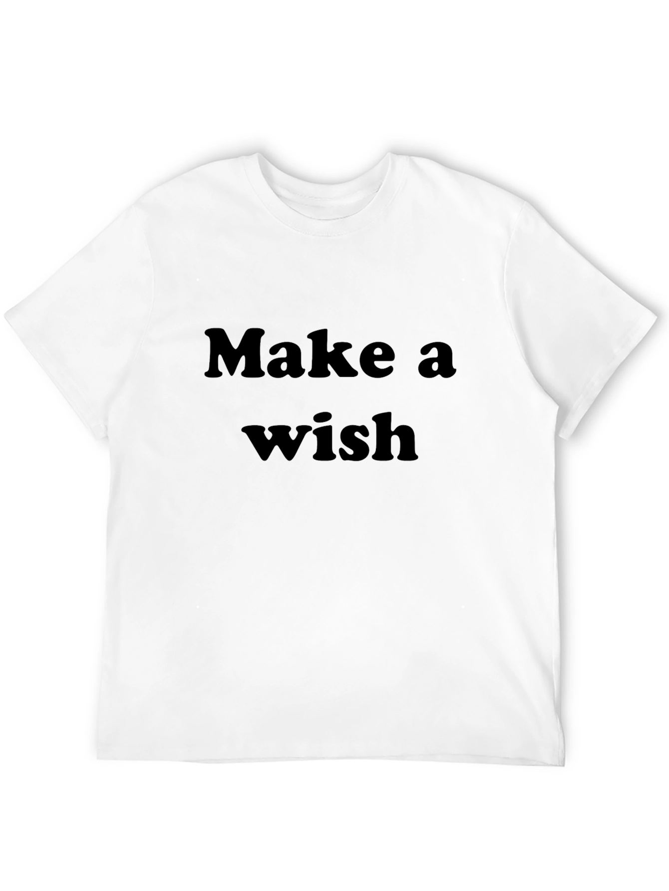 Make a Wish Black T-Shirt - Unisex