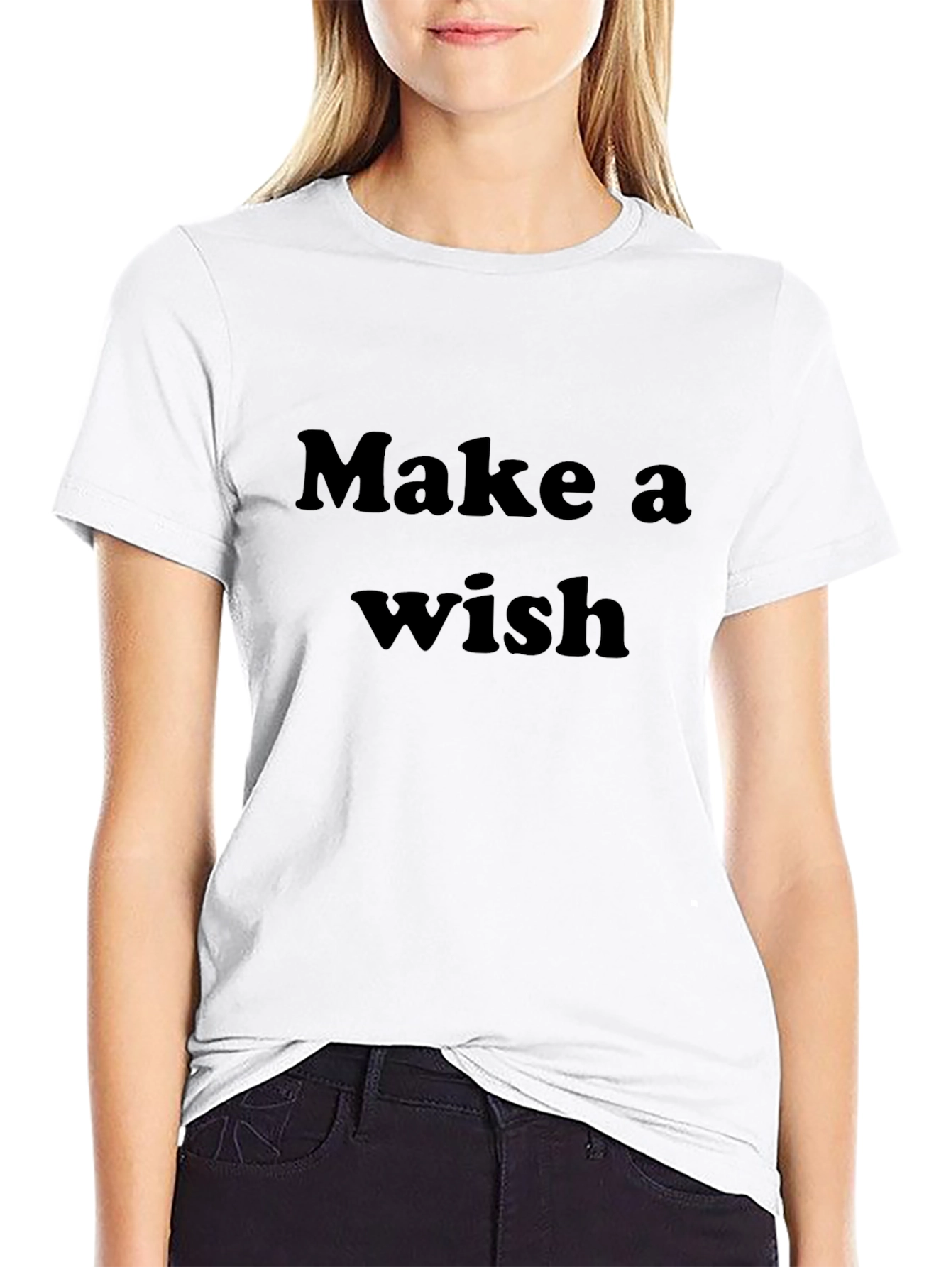 Make a Wish Black T-Shirt - Unisex