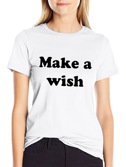 Make a Wish Black T-Shirt - Unisex