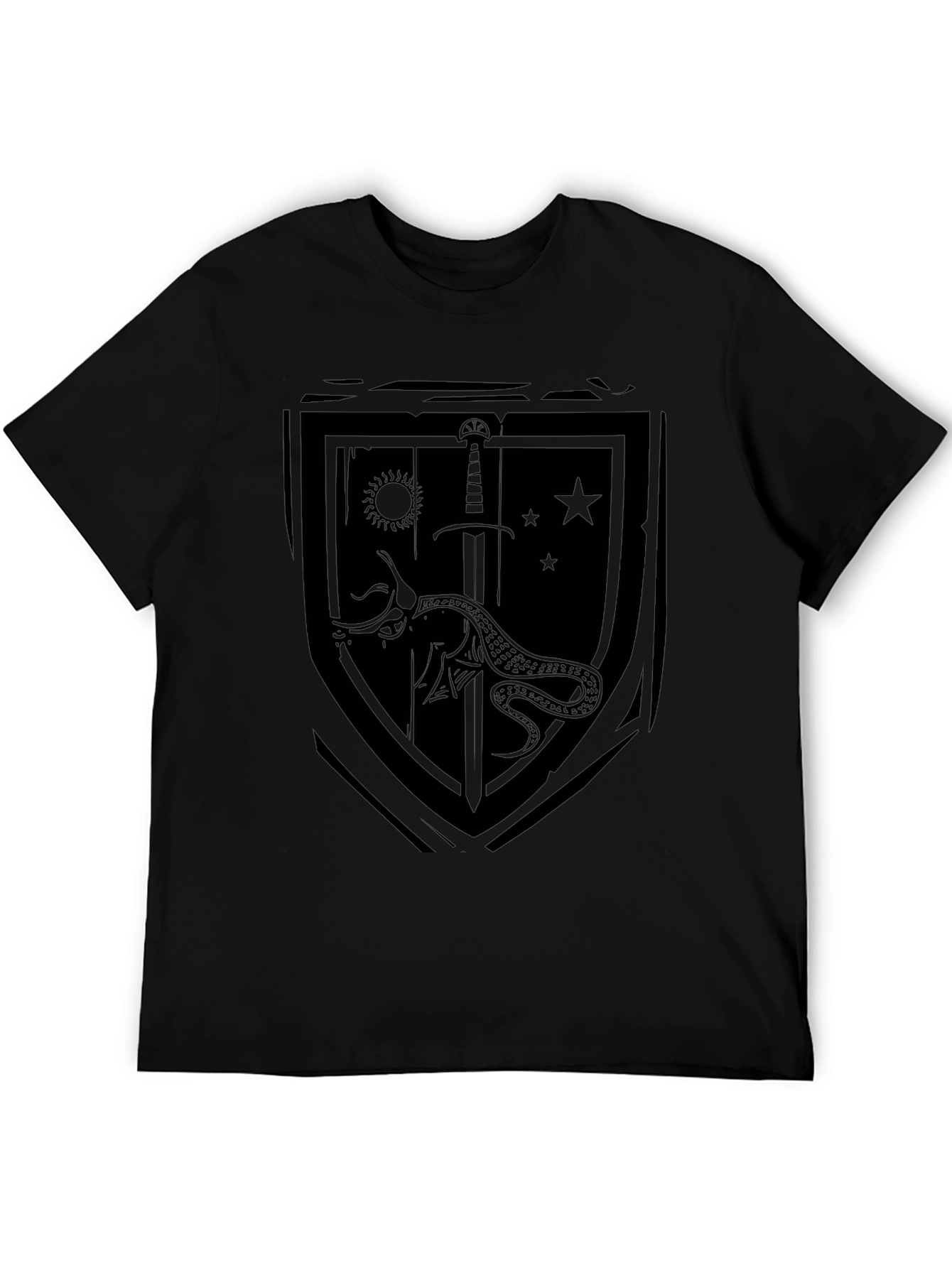 Emblem Shield Black T-Shirt