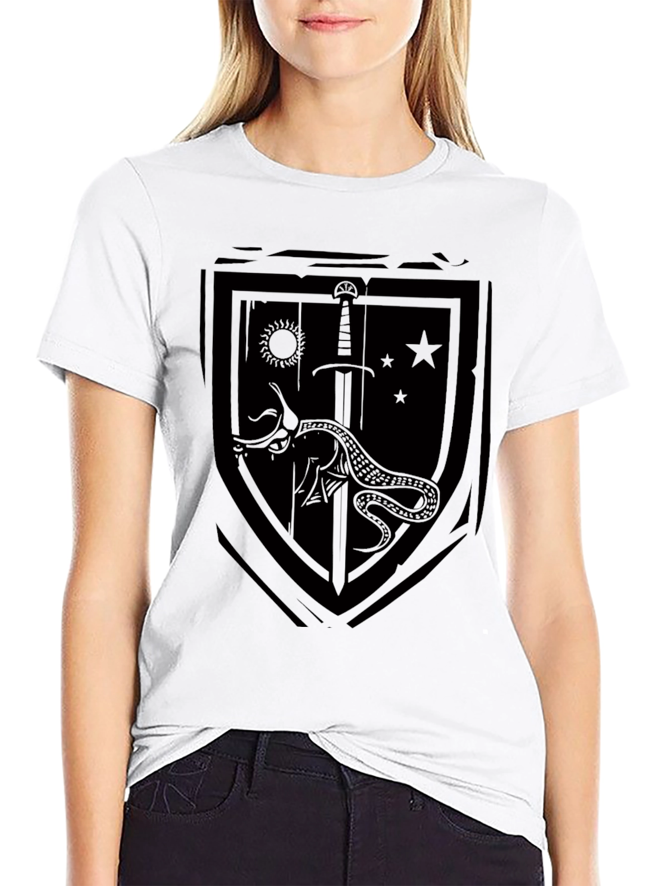 Emblem Shield Black T-Shirt