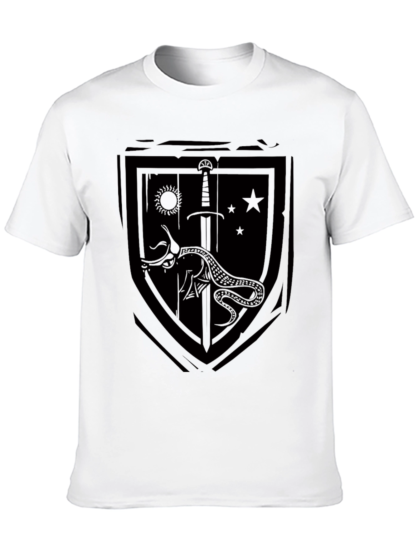 Emblem Shield Black T-Shirt