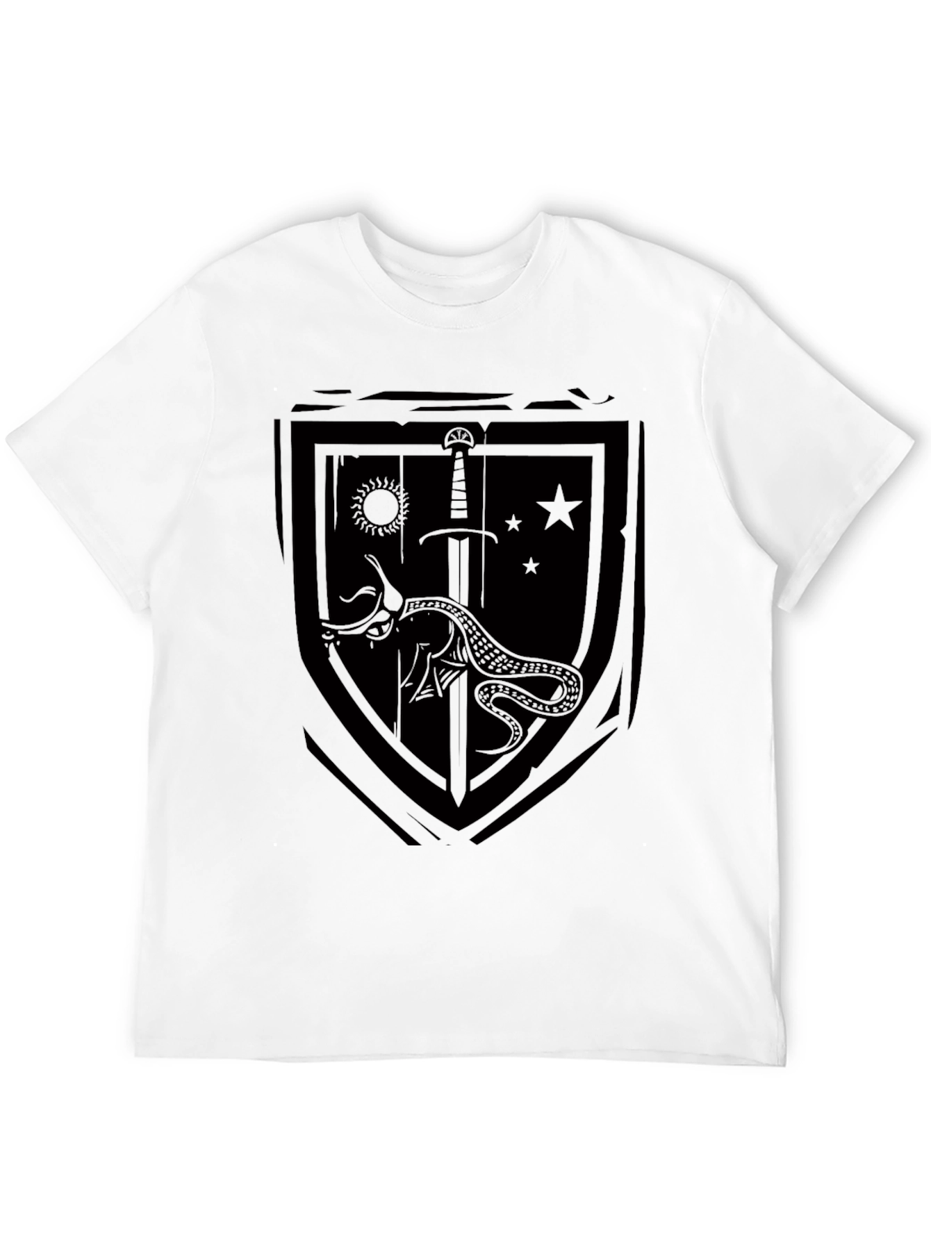 Emblem Shield Black T-Shirt