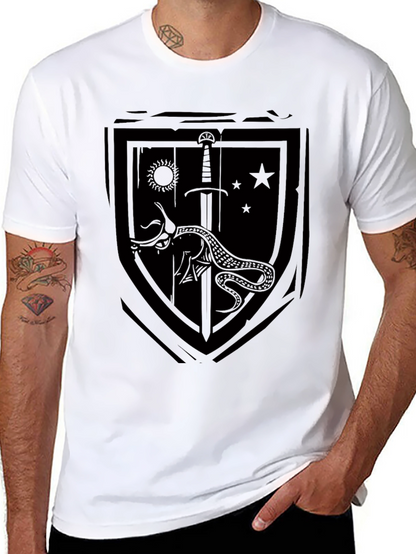 Emblem Shield Black T-Shirt