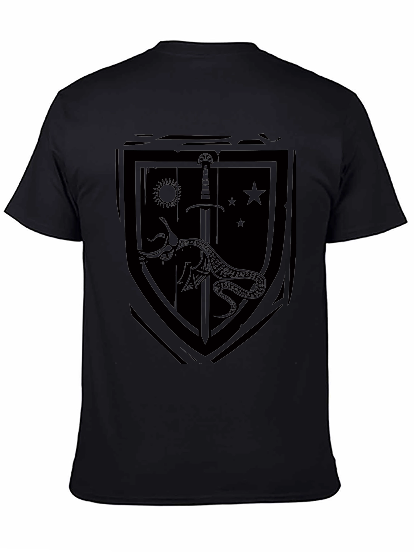 Emblem Shield Black T-Shirt