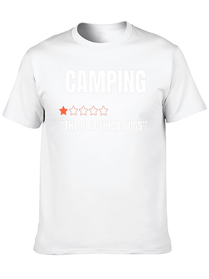 Camping One-Star Funny Graphic T-Shirt