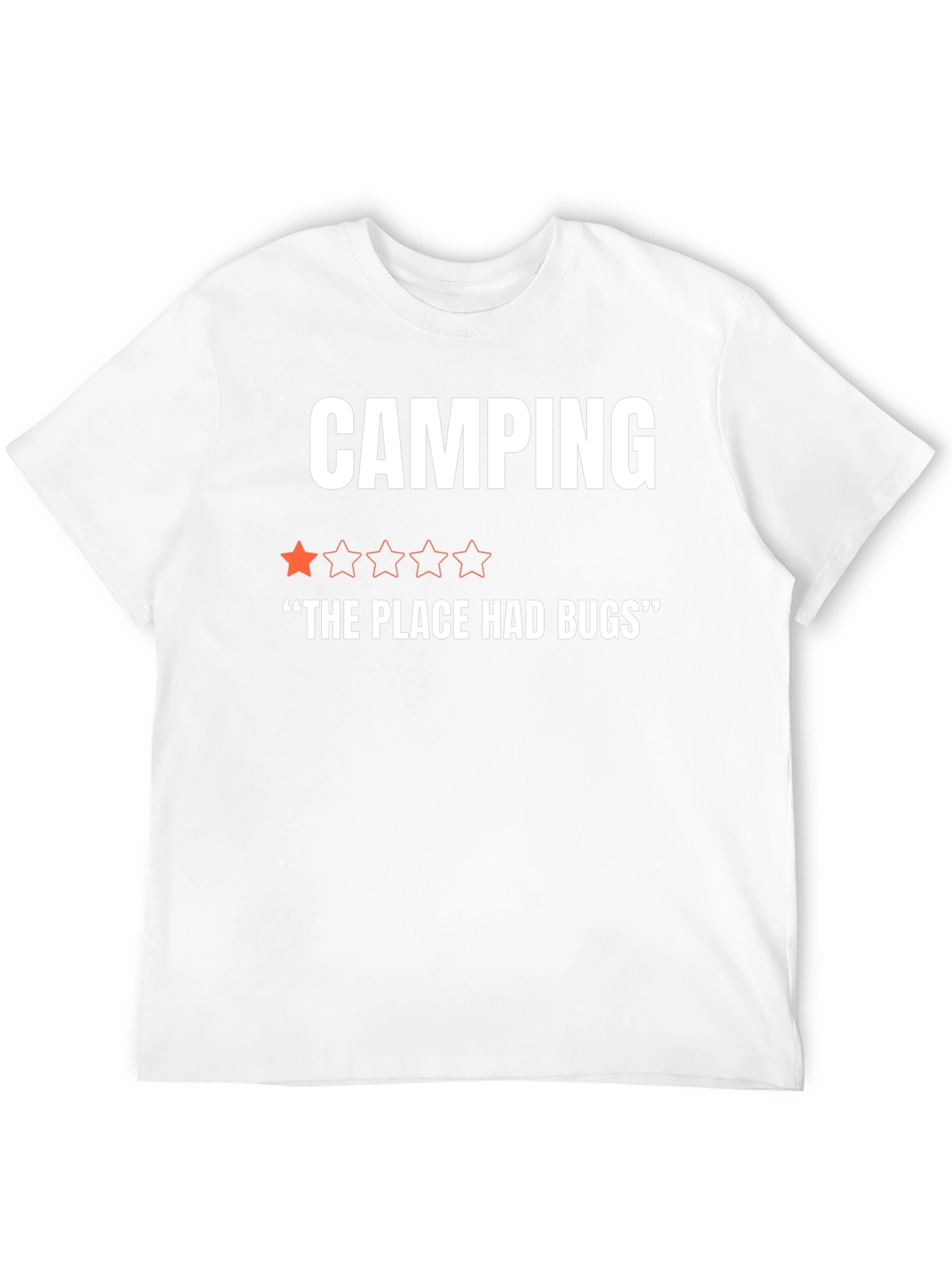 Camping One-Star Funny Graphic T-Shirt