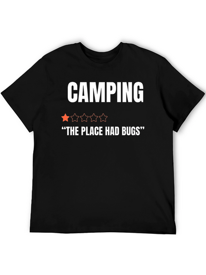 Camping One-Star Funny Graphic T-Shirt