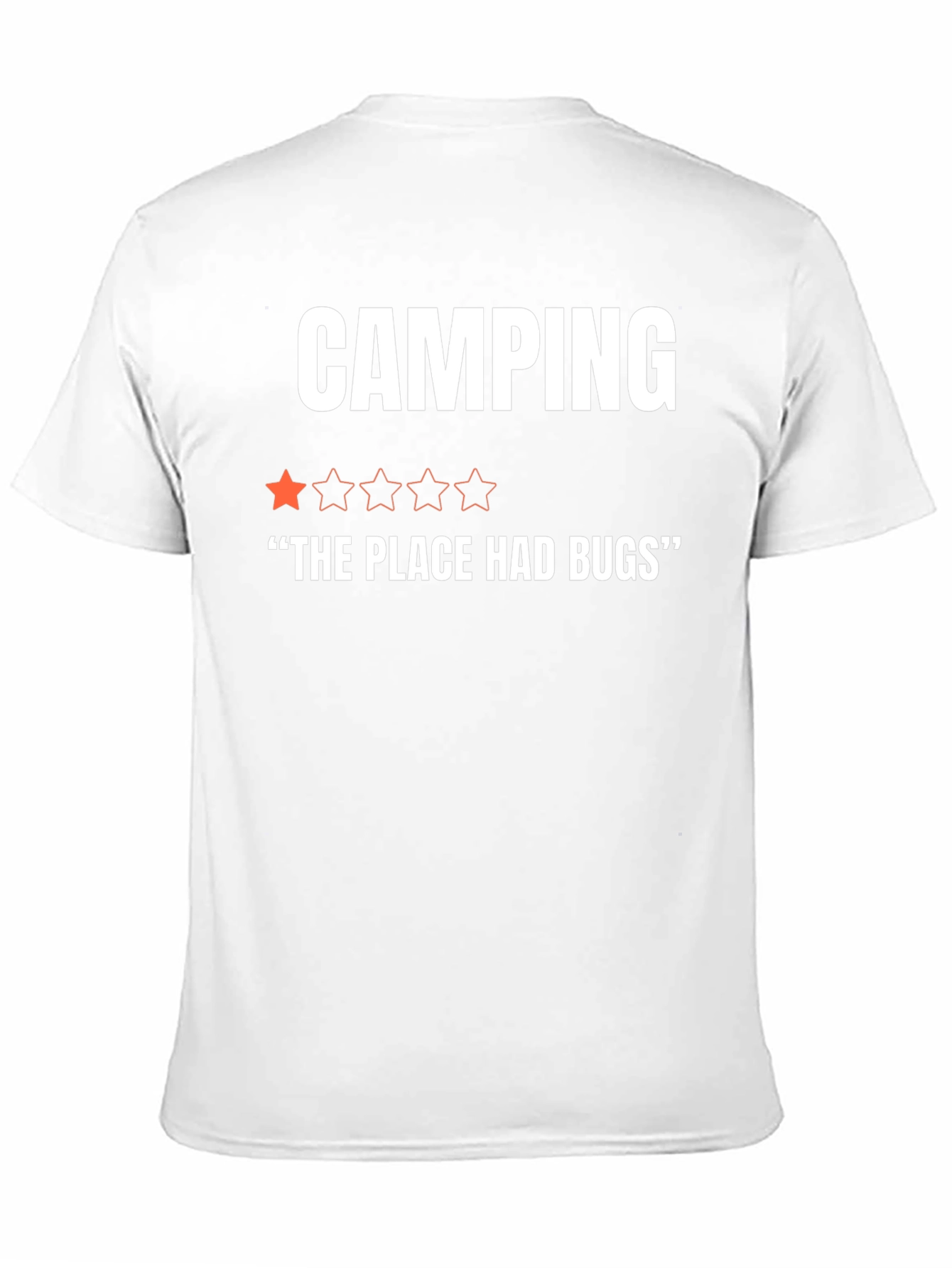 Camping One-Star Funny Graphic T-Shirt