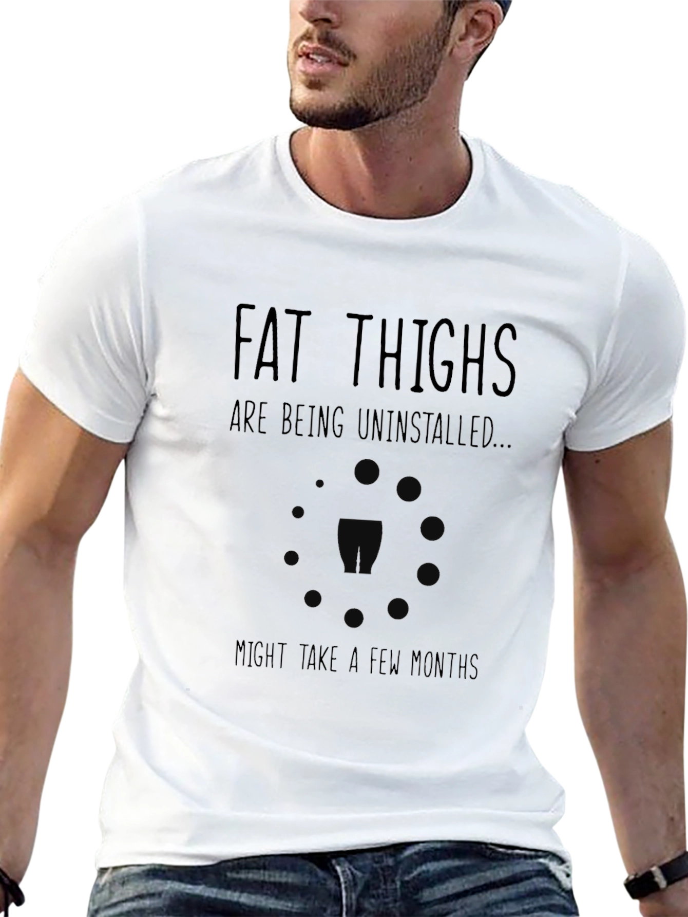 Fat Thighs Being Uninstalled T-Shirt