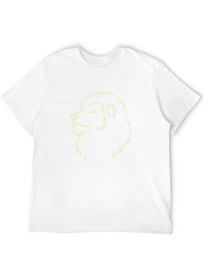 Lion Outline Graphic T-Shirt
