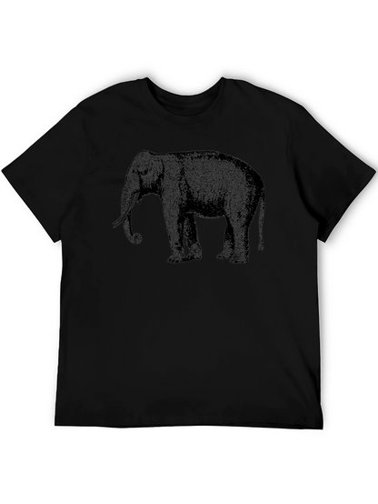 Elephant Graphic Tee - Classic Black