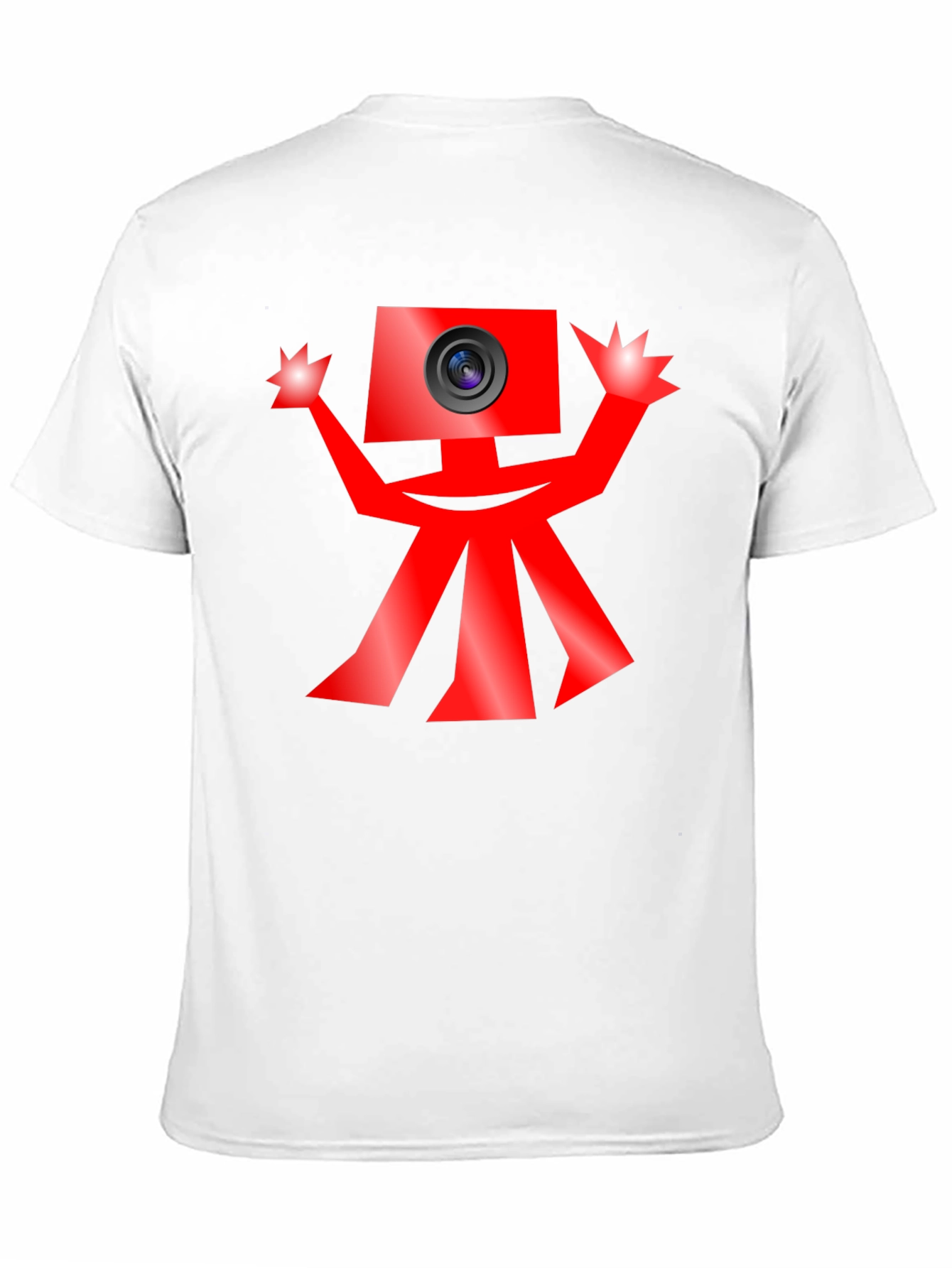 Quirky Camera Character Graphic Tee