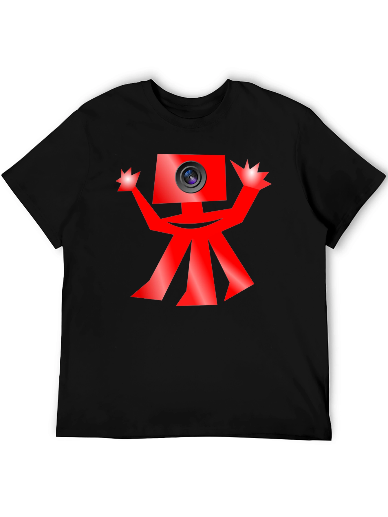 Quirky Camera Character Graphic Tee