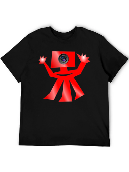 Quirky Camera Character Graphic Tee
