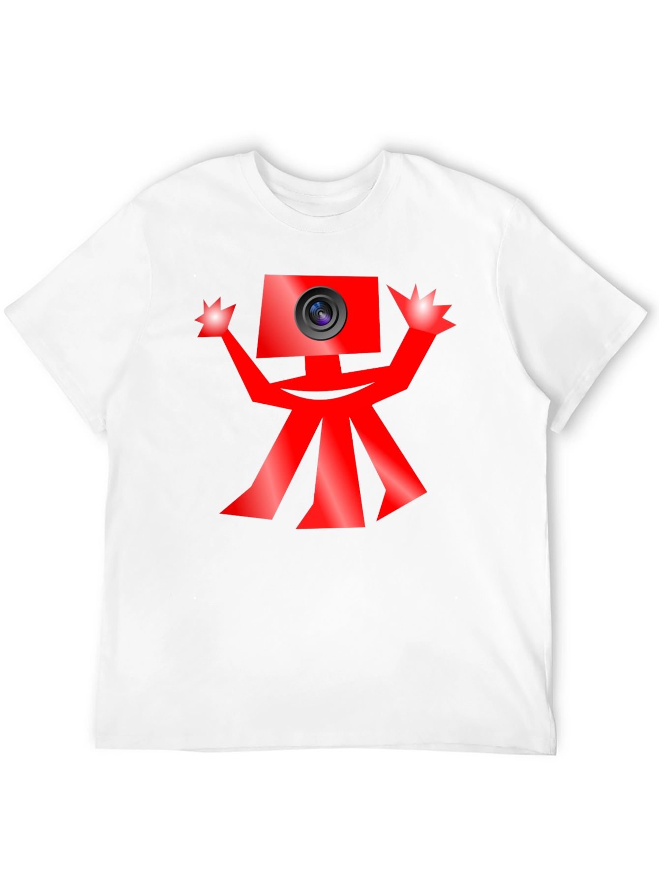 Quirky Camera Character Graphic Tee