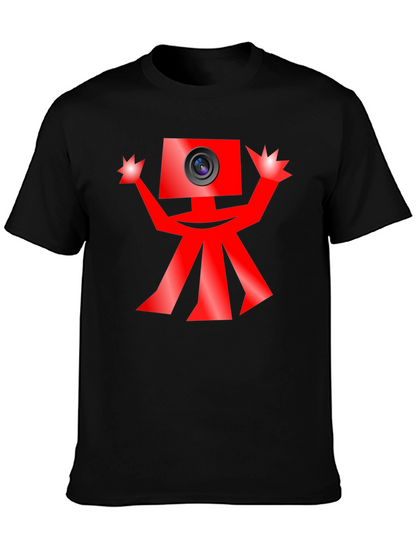 Quirky Camera Character Graphic Tee