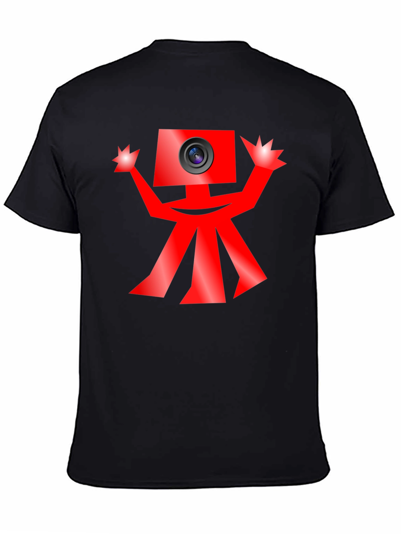 Quirky Camera Character Graphic Tee