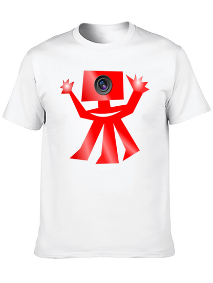 Quirky Camera Character Graphic Tee