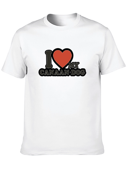 I Love My Canaan Dog T-Shirt - Black