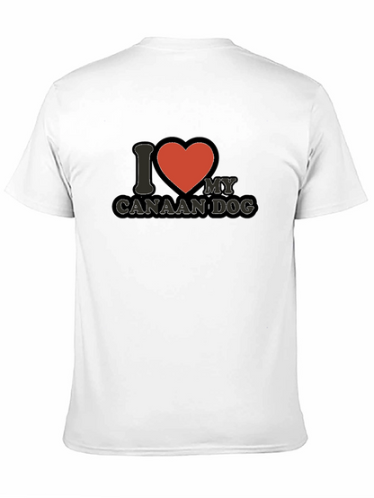 I Love My Canaan Dog T-Shirt - Black