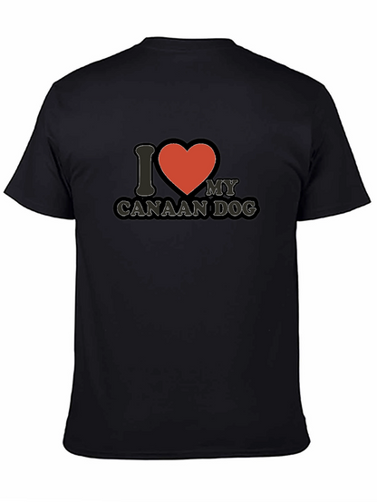 I Love My Canaan Dog T-Shirt - Black
