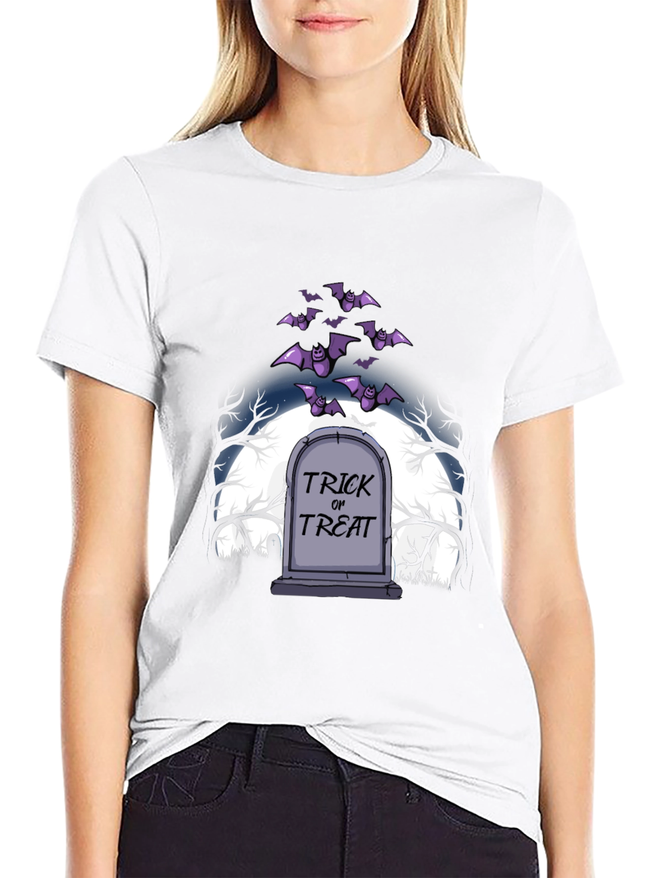 Halloween Trick or Treat Bat T-Shirt