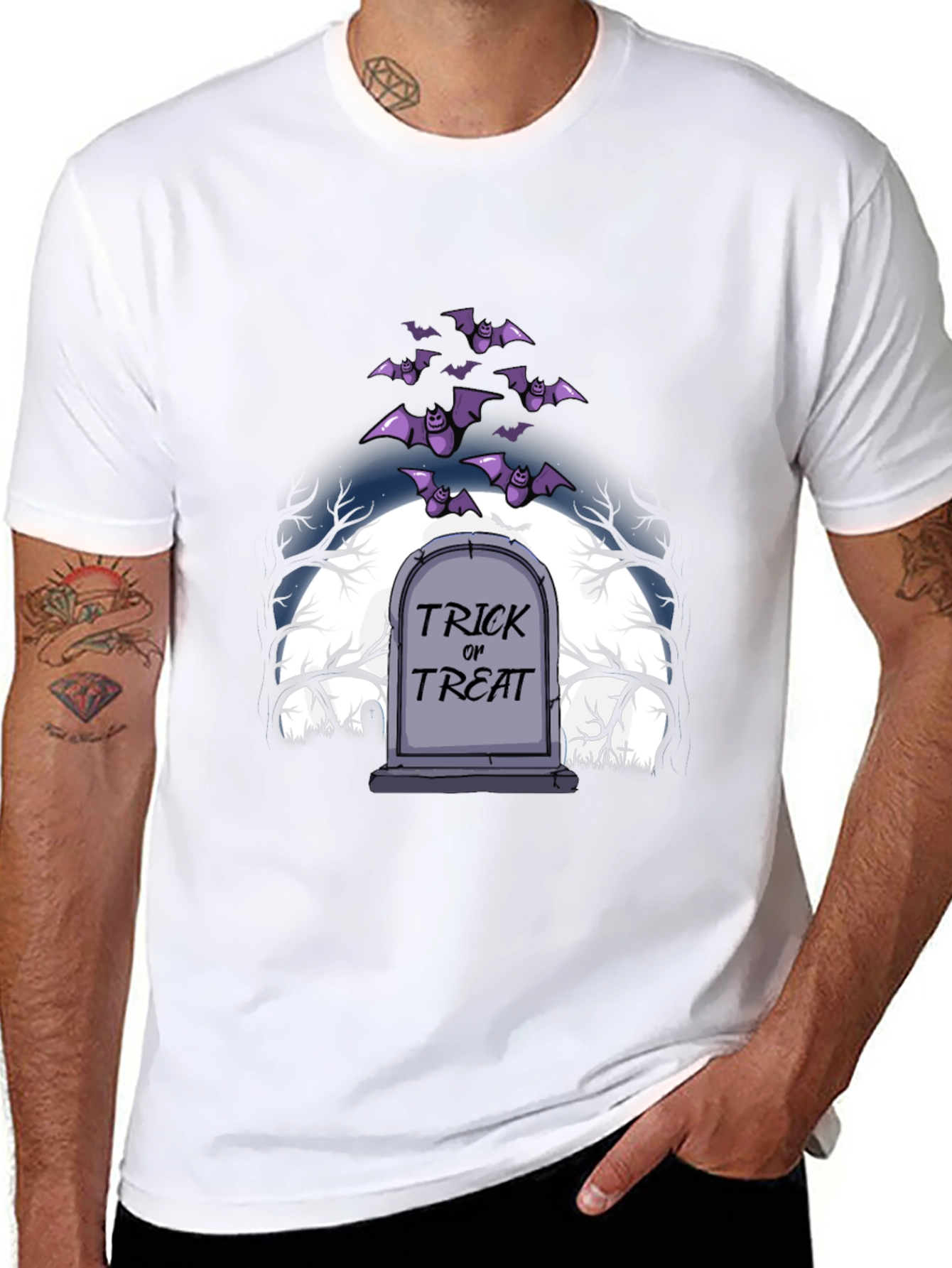 Halloween Trick or Treat Bat T-Shirt