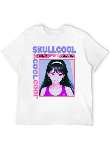 Skullcool Anime Girl Graphic T-Shirt - Est. 2024