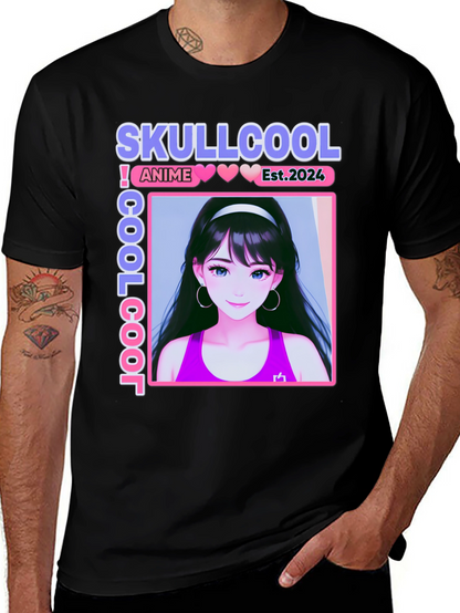 Skullcool Anime Girl Graphic T-Shirt - Est. 2024
