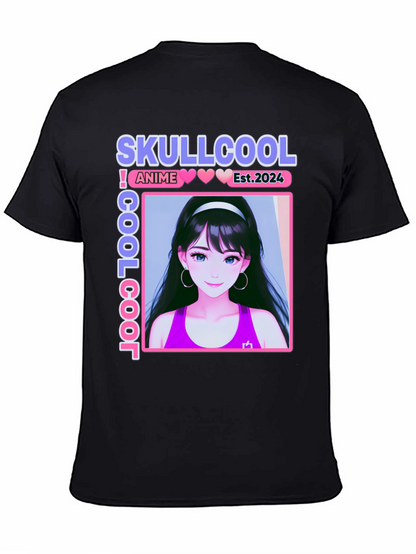 Skullcool Anime Girl Graphic T-Shirt - Est. 2024
